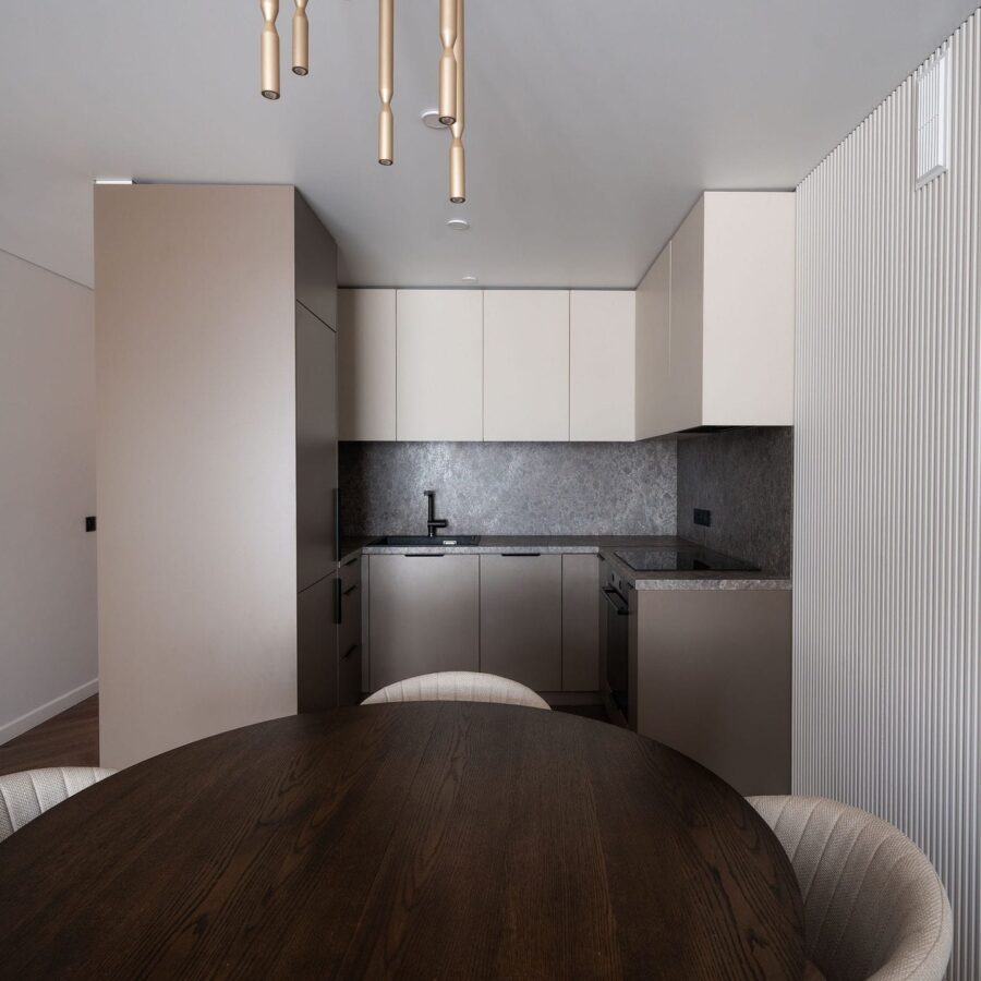 Projekt mieszkania 55m