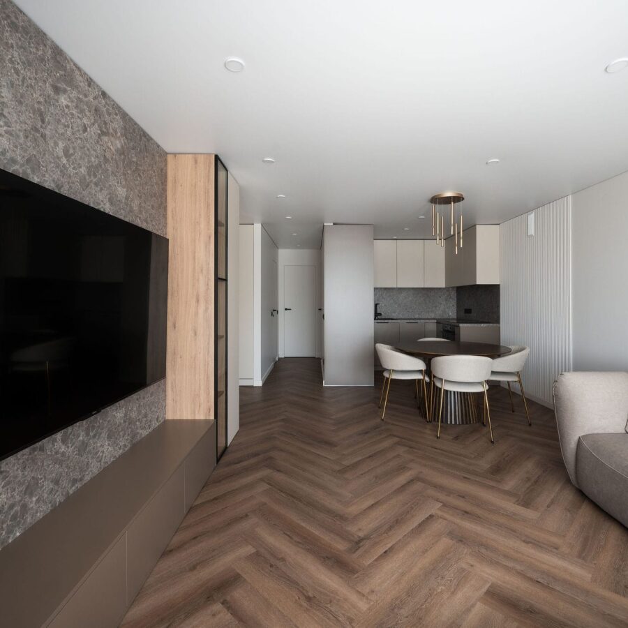 Projekt mieszkania 55m