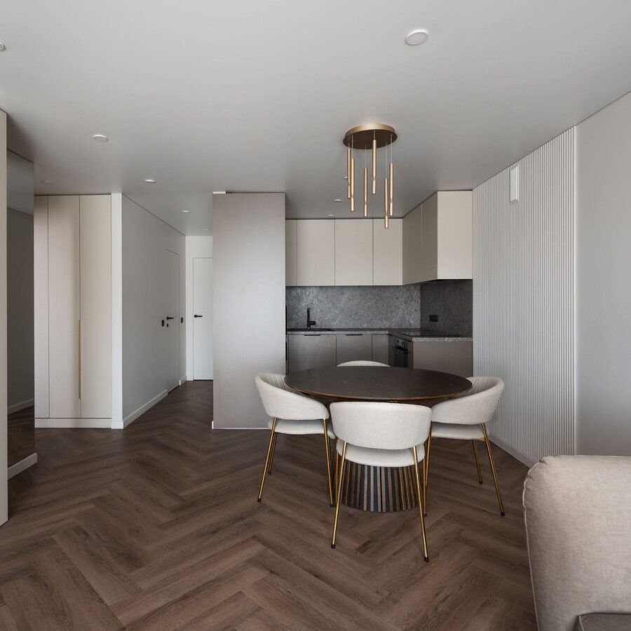 Projekt mieszkania 55m