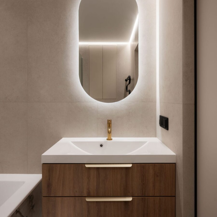 Projekt mieszkania 55m